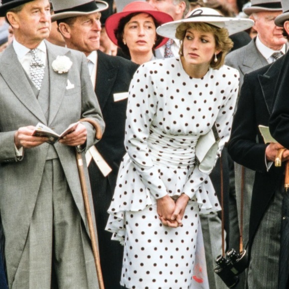 Vintage Dresses & Skirts - Vintage Jack Bryan polka dot long dolman sleeve full dres size 4